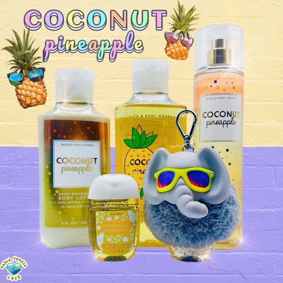 BBW🥥 Coconut Pineapple 🍍 5 pc set